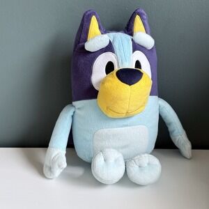 Bluey Talking Plush 13" VERY GOOD Moose Plush Stuffed Animal‎ Dog T69